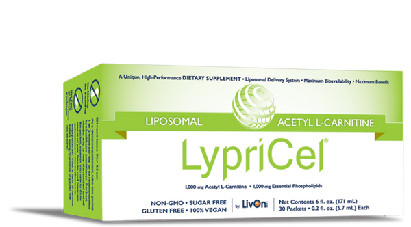 LypriCel Acetyl L-Carnitine - 30 Packets, 0.2 fl oz (5.4 ml) Each