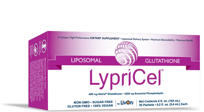 LypriCel Glutathione - 30 Packets, 0.2 fl oz (5.4 ml) Each