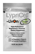 LypriCel Magnesium L-Threonate - 30 Packets, 0.2 fl oz (6 ml) Each